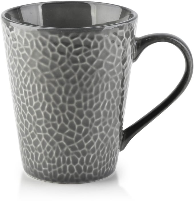 Affekdesign - Set van 4 Koffie/theebekers - 300 ml - Grijs
