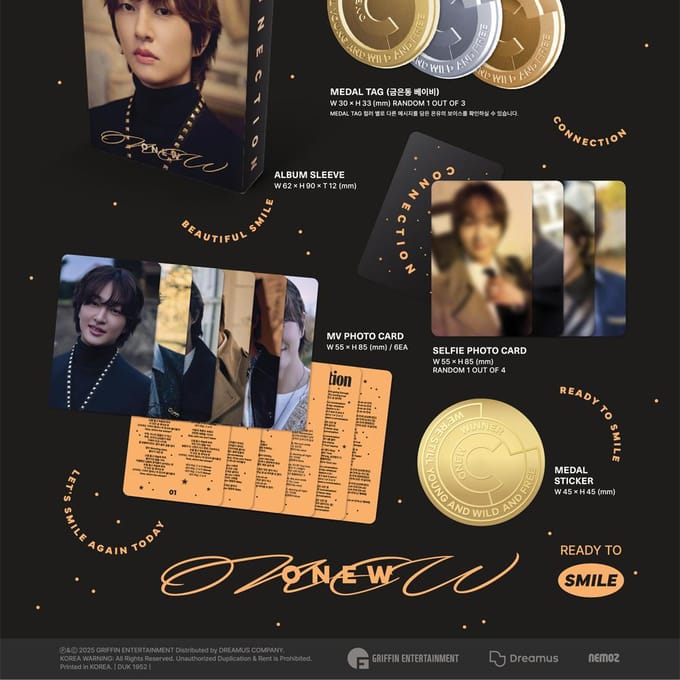 ONEW - VERBINDING (GLIMLACH Ver.) brown