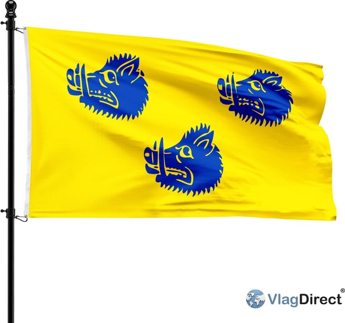 Wommelgemse vlag - Gemeente Wommelgem vlag - 90 x 150 cm.
