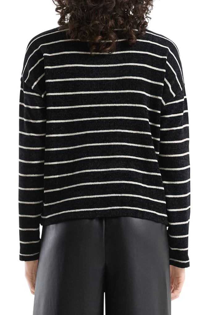 s.Oliver -qs Pullover Black Size: S | Long-Sleeved Tops Outlet | Dames | Zwart