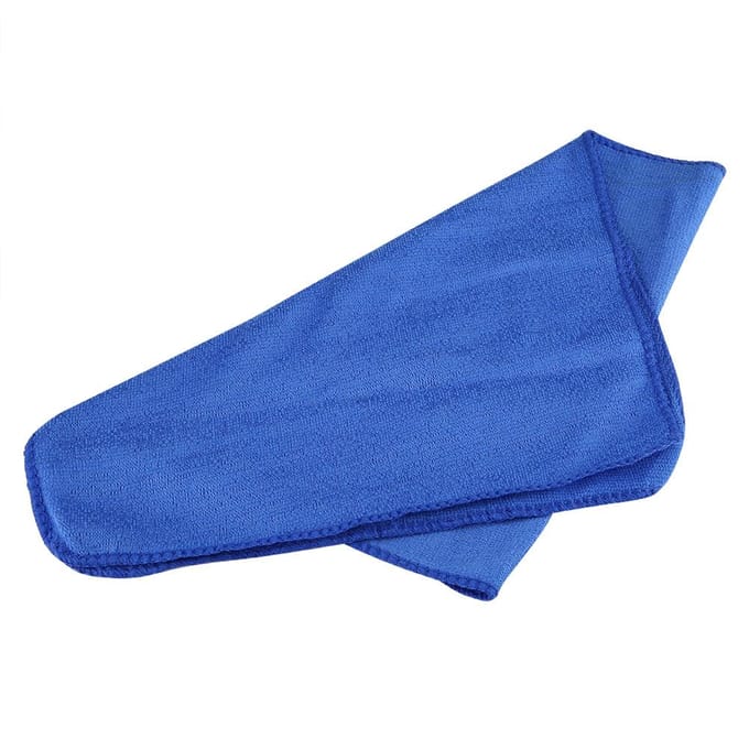 Absorberende microvezeldoek voor autodetailing, washandje, reinigingsgereedschap, 30 x 70 cm blue