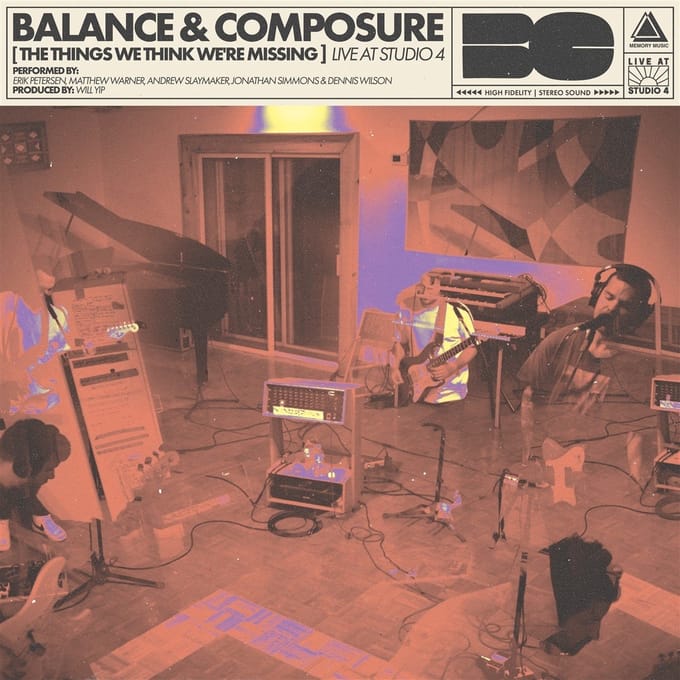 Balance And Composure - (The Things We Think We're Missing) Live At Studio 4 (LP) (Coloured Vinyl)