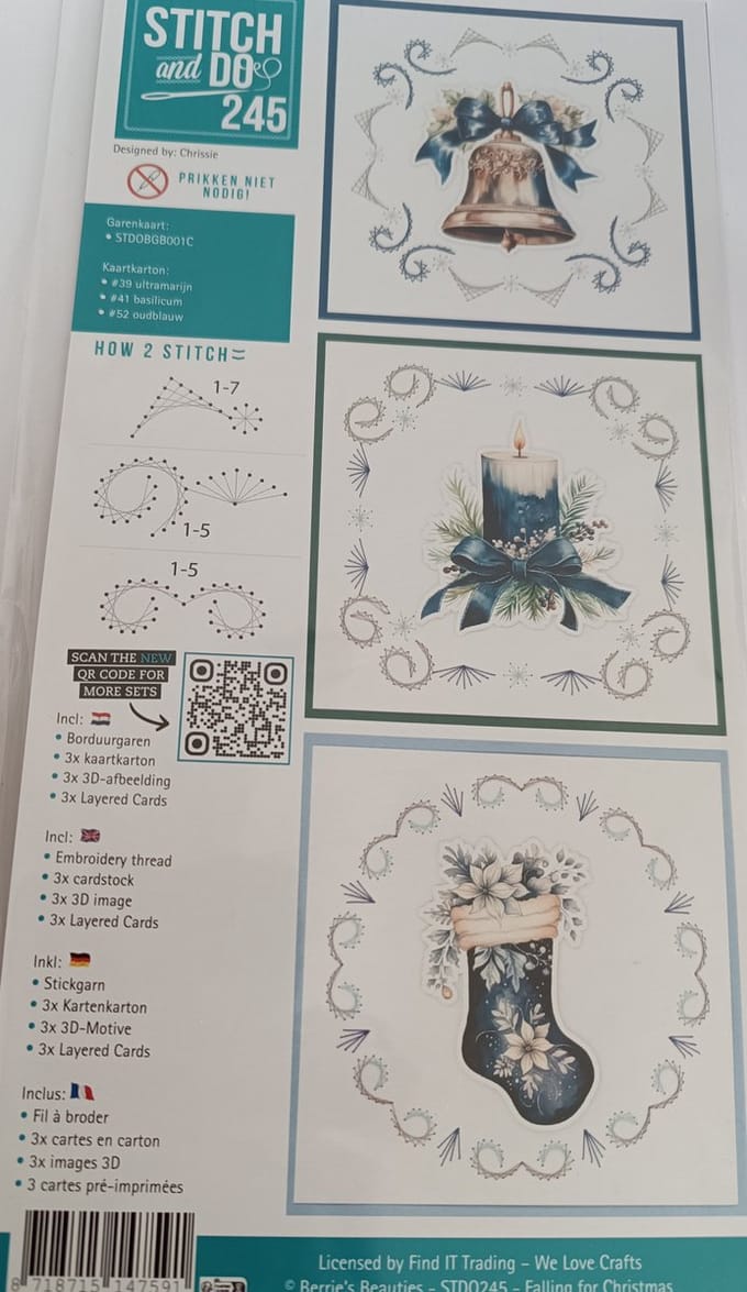 Stitch and Do 245 - Berries Beauties - Falling voor Christmas