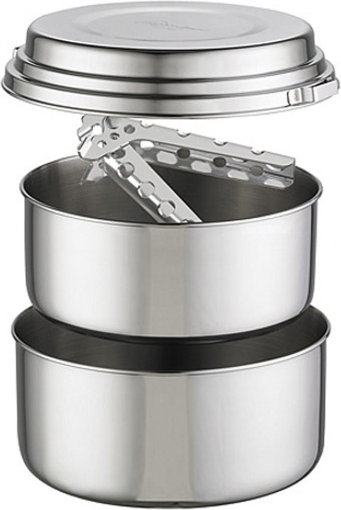 MSR Alpine 2 Pot Set - RVS Kookset - 2-delig - Duurzaam en compact - Voor 2 tot 3 personen