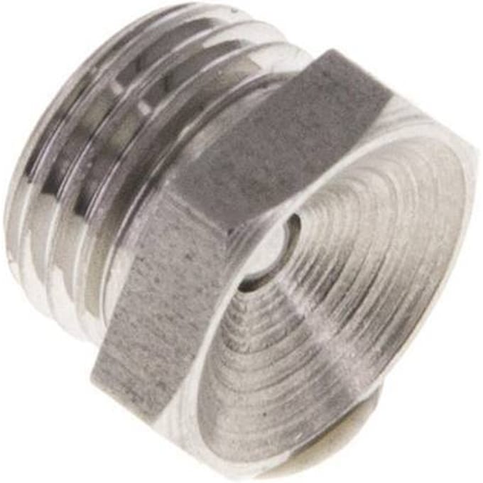 Rechte Centraal DIN 3405 Smeernippel RVS M10x1 DIN 3405 [2 Stuks]