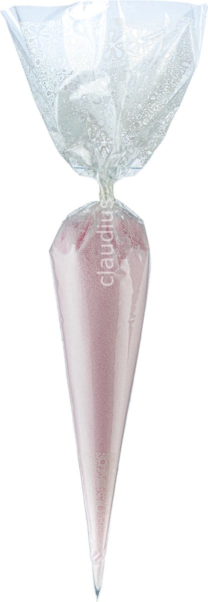 Scrubzout Rozen - 300 gram in puntzak wit - set van 6 stuks - Hydraterende Lichaamsscrub