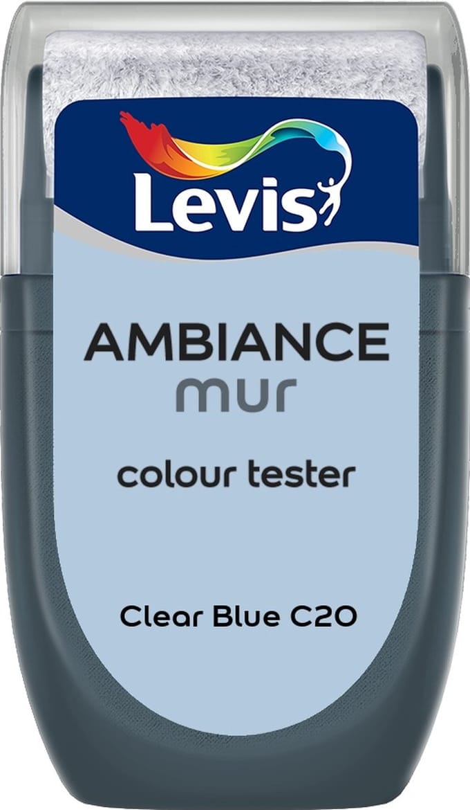 Levis - Muurverf Kleurtester Mat Mix - Clear Blue C20 - Mengverf - 30 Ml