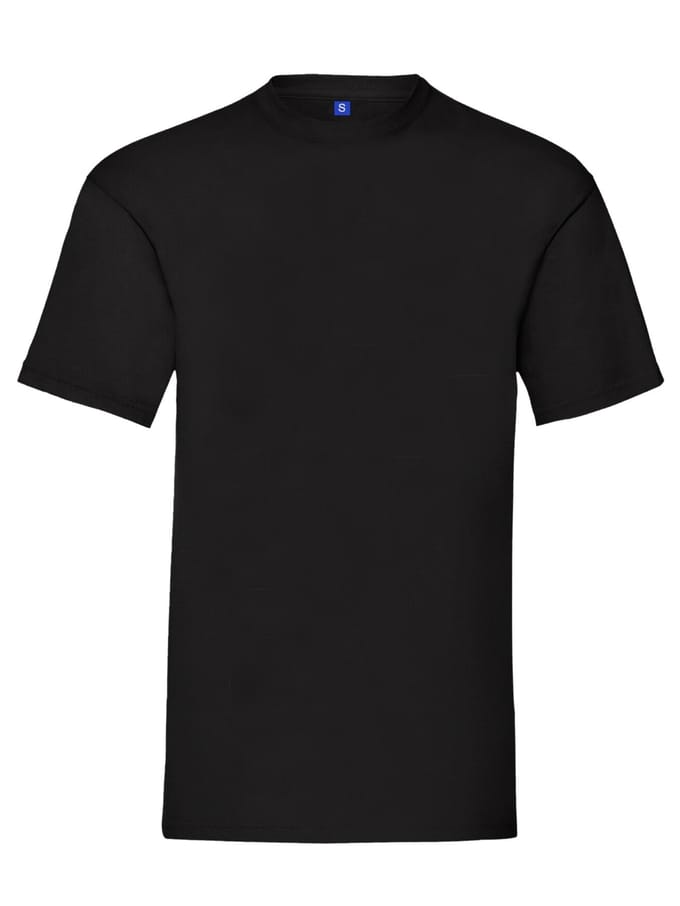 Kruze Heren Crew Neck T-Shirts (5 Pack) - BLK/GRY/SKY/NVY/WHT