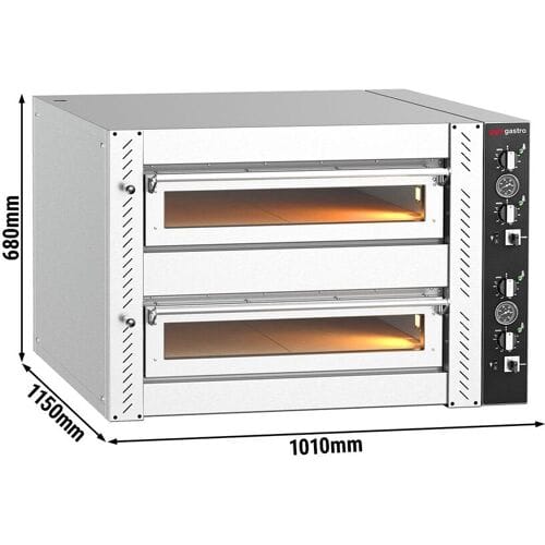 GGM Gastro Elektro Pizzaofen - 6+6x 30cm (Tief) - Manuell