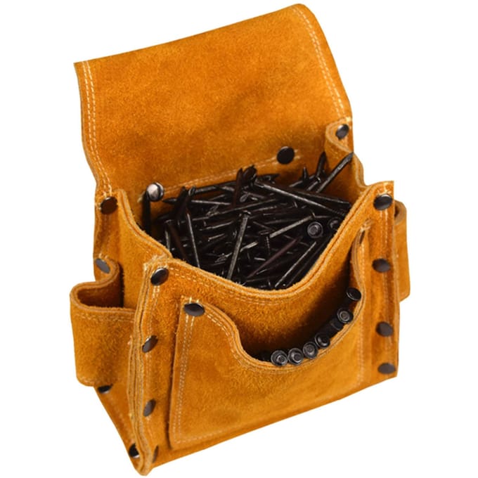 Taillezak Gereedschapstas Timmerman Nagelriem Draagbaar voor Constructie Houtbewerking Geel black