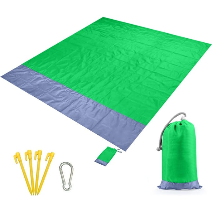 Waterdichte stranddeken Outdoor draagbare picknickmat Camping grondmat matras 2 x 2.1M
