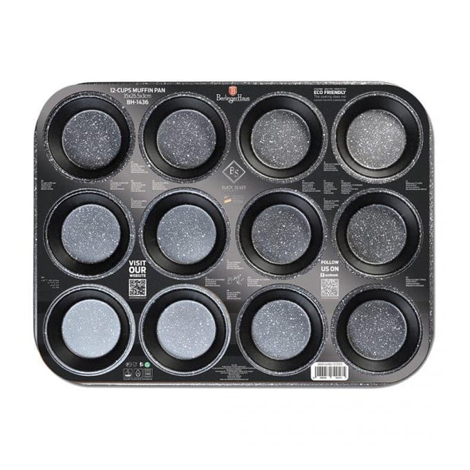 Berlinger Haus Black Rose Collection - Muffinbakvorm - 12 Muffins - Granietcoating