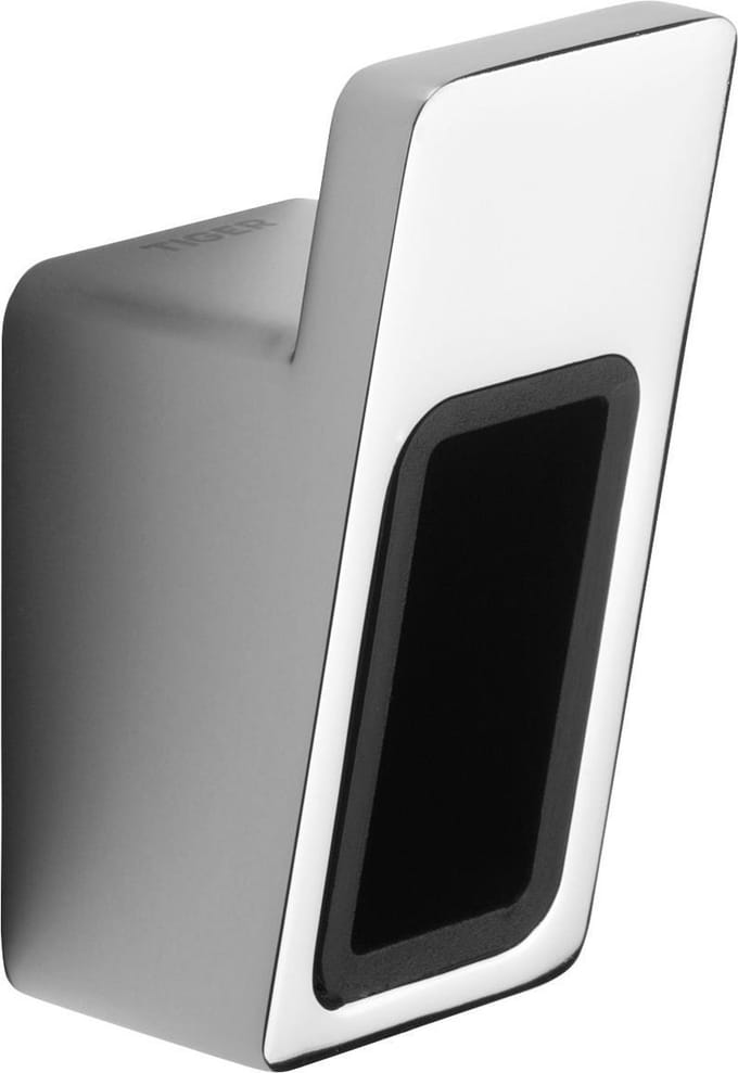 Tiger Rectangular Haak - Zwart/Chroom