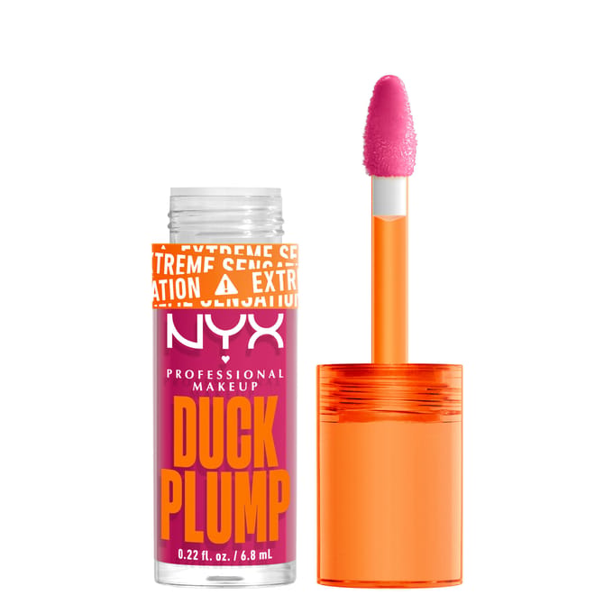 Nyx Professional Makeup Duck Plump - Pick Me Pink - Plumping lipgloss - Roos - 6,8ml