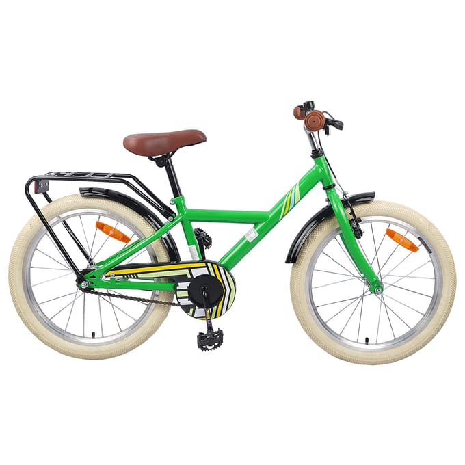 vidaXL - Kinderfiets - 18 - Inch - voor - 5-7 - jaar - oud - Groen