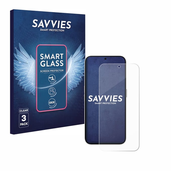 3 Stuks Savvies Screenprotector - geschikt voor Nothing Phone (2a) - beschermfolie glas transparant