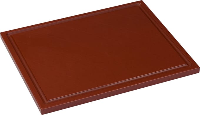 Interlux Snijplaat met sapgoot - 325x265x15mm - Bruin