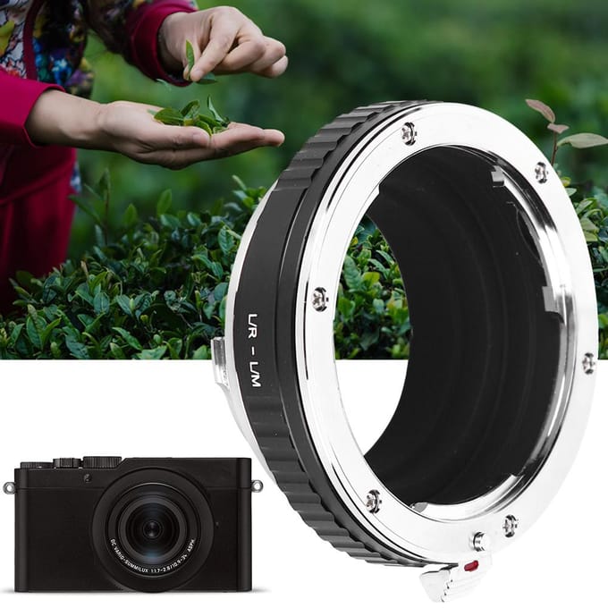 Fikaz l R‑l M Lens Adapter Ring voor Leica R Mount Lenzen naar voor Leica M Mount Camera gray