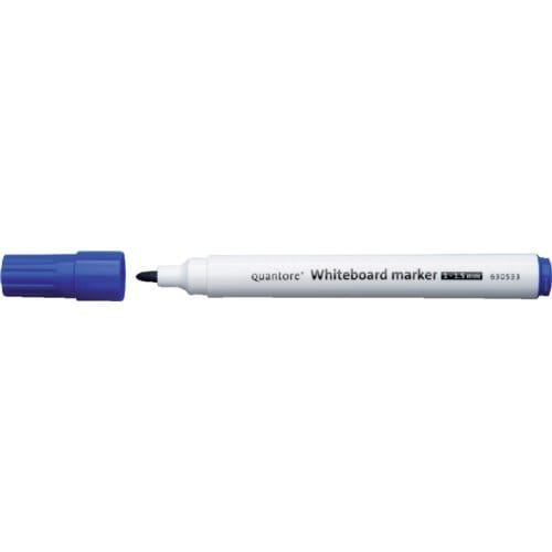 Whiteboardmarker Quantore rond 1-1.5mm blauw