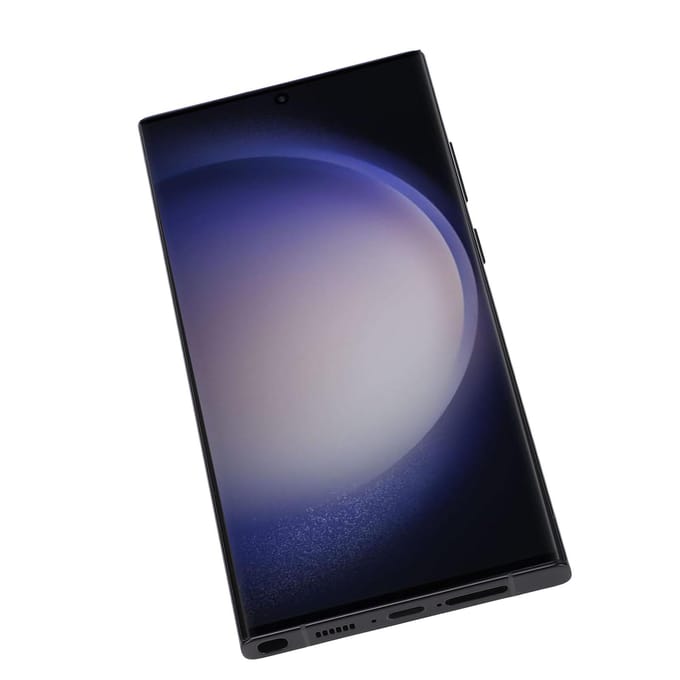 Écran de remplacement pour téléphone avec support de cadre, assemblage de numériseur d'écran de 6,8 pouces pour empreintes digitales noire mate