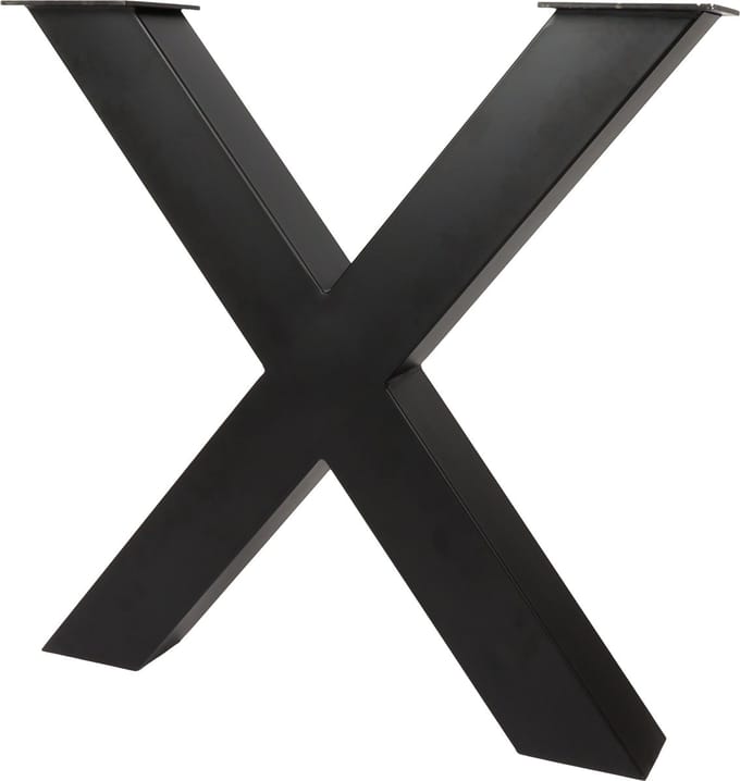 Wovar X Poot Tafel Zwart Staal 71 cm | koker 10 x 10 cm | Per Stuk