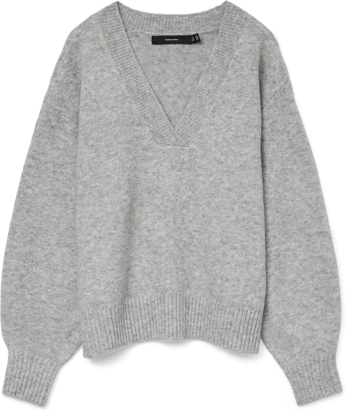 VERO MODA - VMBOOM LS V-NECK PULLOVER Dames Trui