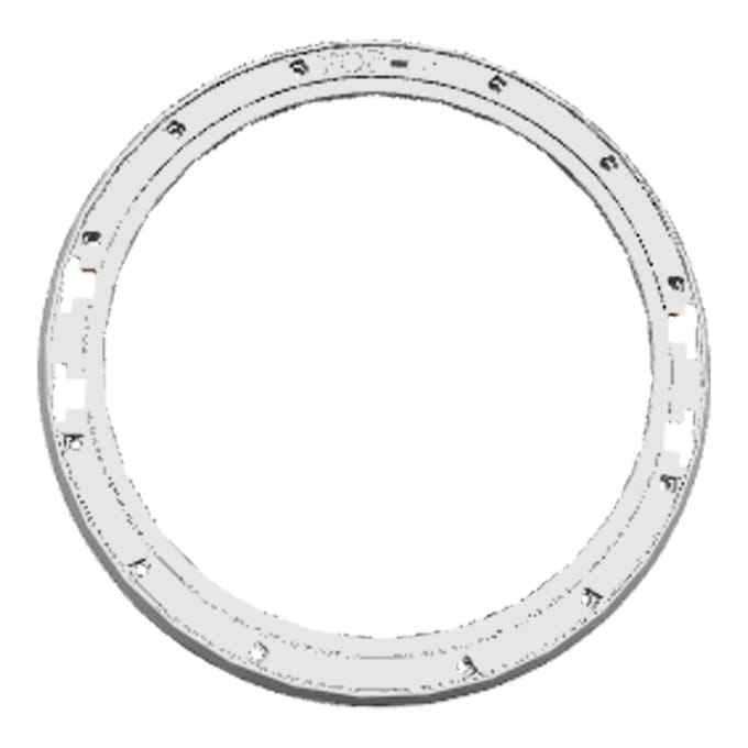 AEG deurkader, buiten, wit, 480mm,Pilot2 8086068023