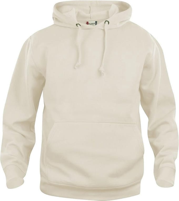Clique Basic hoody Licht khaki maat S