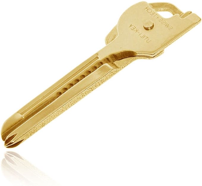 Multifunctionele Sleutelhanger - Key Goudkleurig