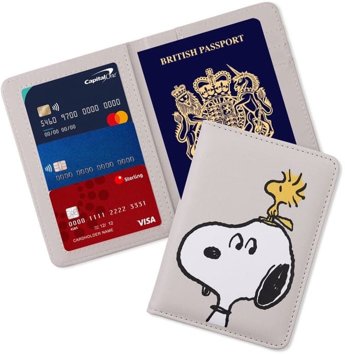 Peanuts Snoopy - Paspoorthoesje Unisex Kaarthouder - meerkleurig - Standard