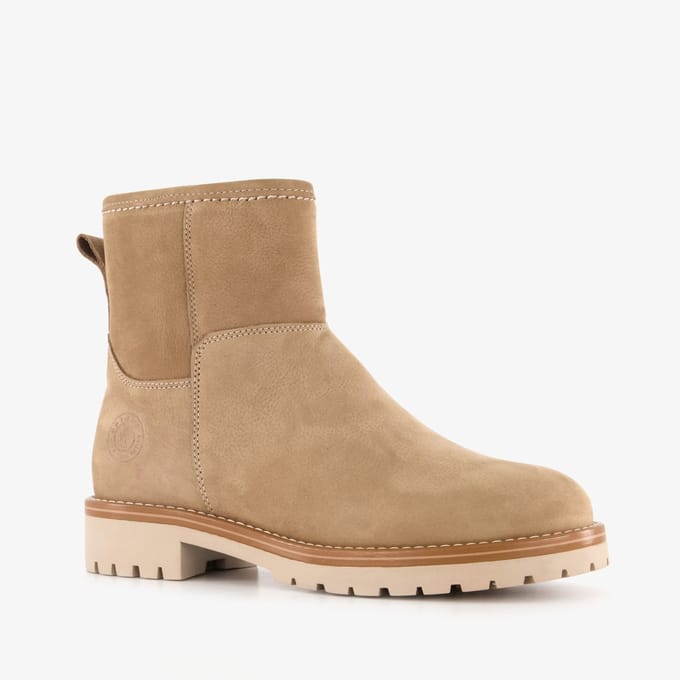 Output leren dames boots beige - Maat 42