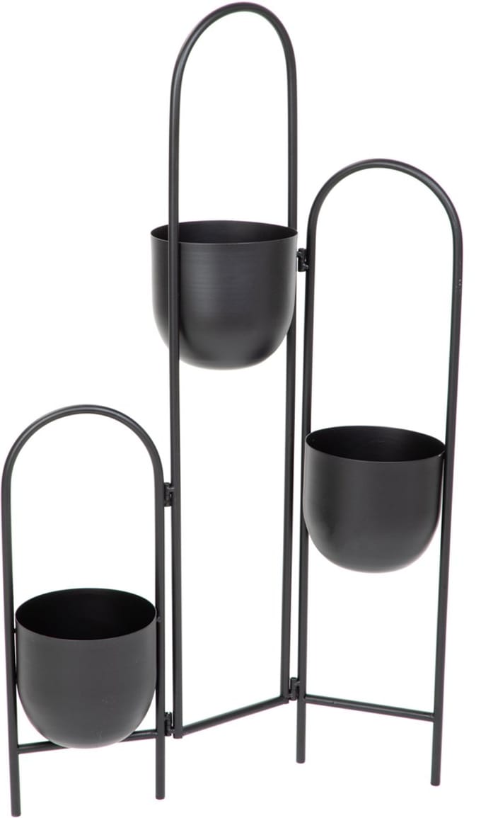 HOMLA - Flower trunk - Metal black - 49x14x80 cm