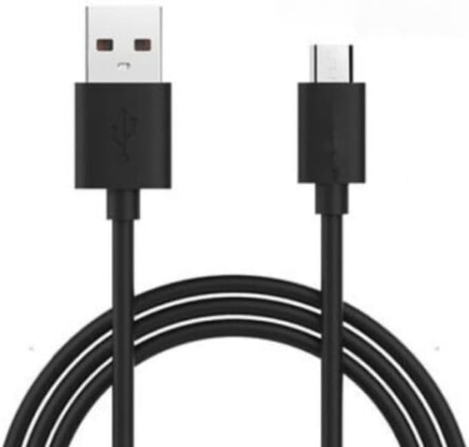 USB Kabel - Datakabel Oplader - Camcorder Opladen - Specifieke Aansluiting - Zwart