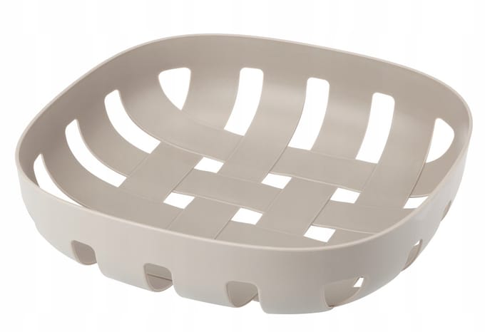 Decor Vierkante Mand 26x26 cm Beige - Opbergmand