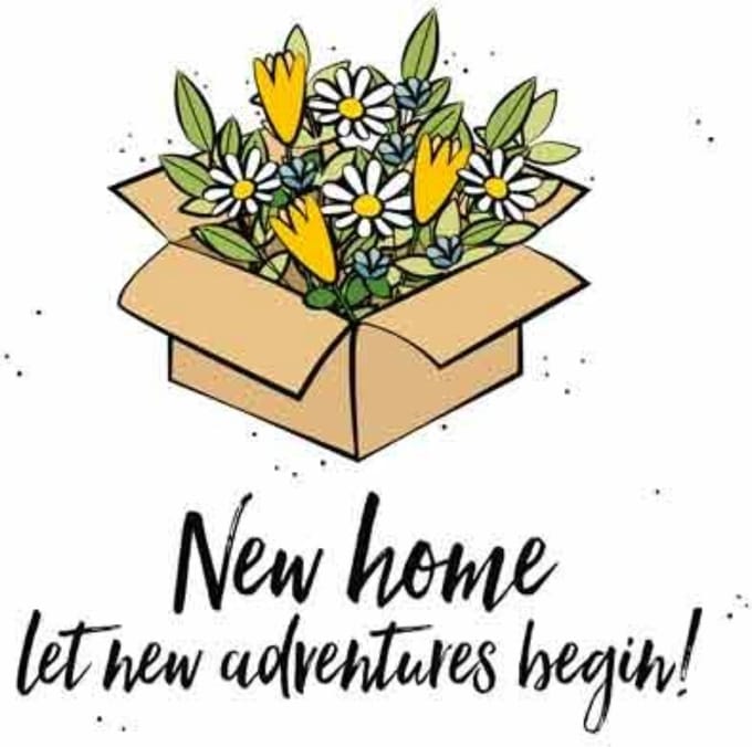 Wenskaart - New Home New Adventures