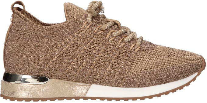 La Strada Sneaker Goud Knitted - Damesschoenen - Maat - 36