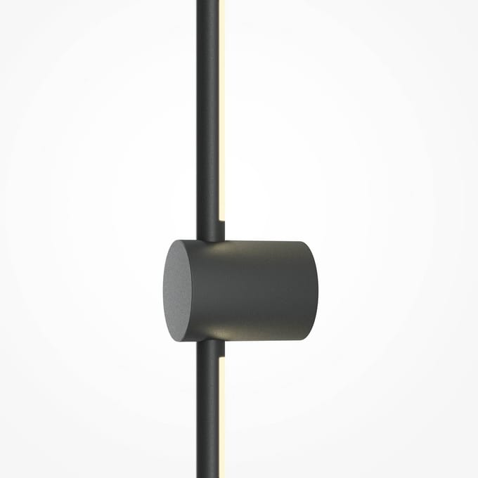 Maytoni LED wandlamp Light stick, zwart, hoogte 90 cm