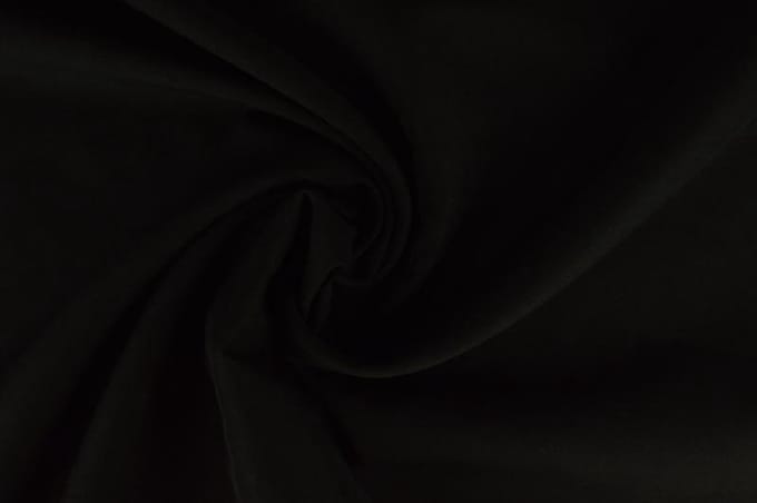 Brandvertragende stof - 300cm breed - Zwart - 12 meter