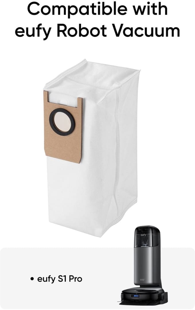 Eufy S1 pro stofzuigerzakken 3 stuks