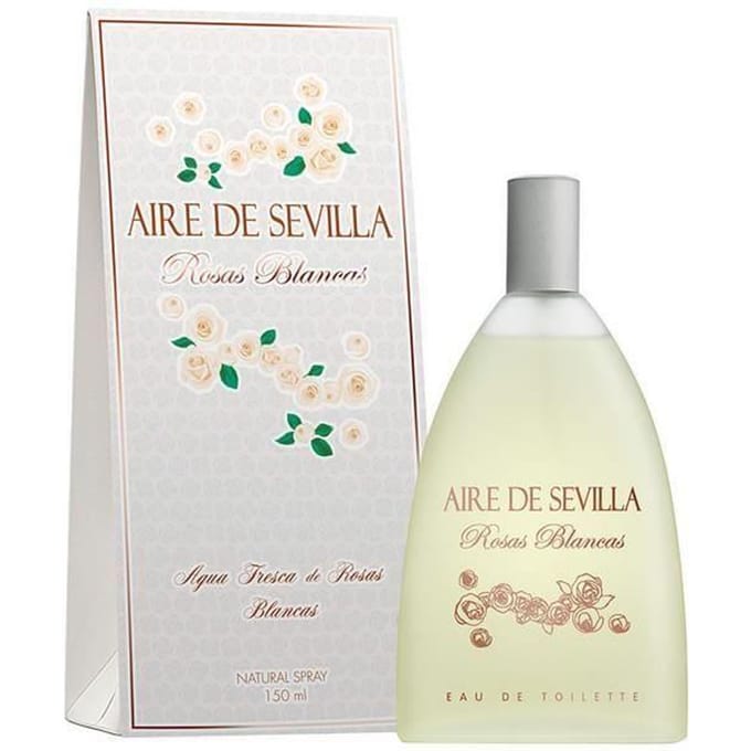 Aire De Sevilla Rosas Blancas Eau De Toilette Vaporisateur 150ml