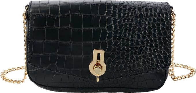 Melady Handtas Dames 22x5x12 cm Zwart Kunststof