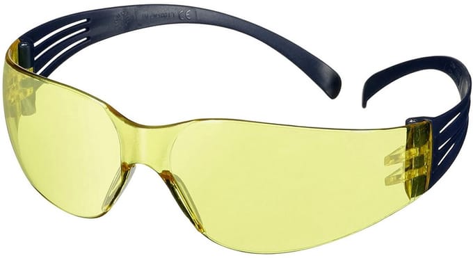 Veiligheidsbril met Amber Lens - Kras- en Anti-Condens Coating