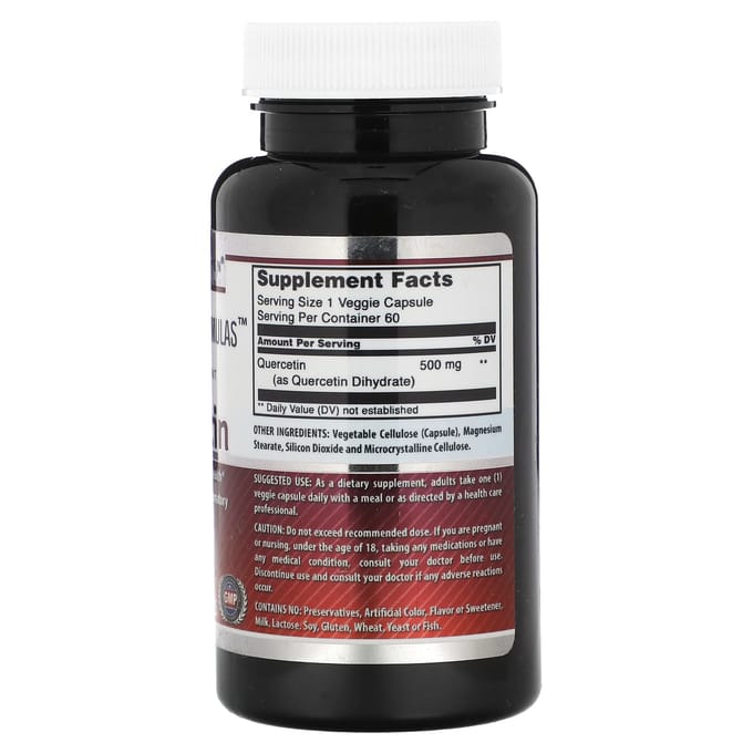 Quercetine, 500 mg, 60 vegetarische capsules