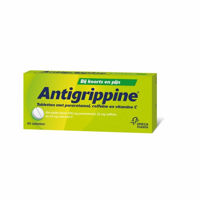 Antigrippine 250mg - 2 x 40 tabletten
