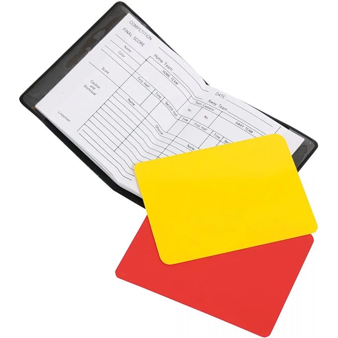 Accessoires voor scheidsrechters Stanno Referee Card