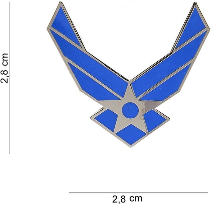 Embleem metaal US airforce klein pin