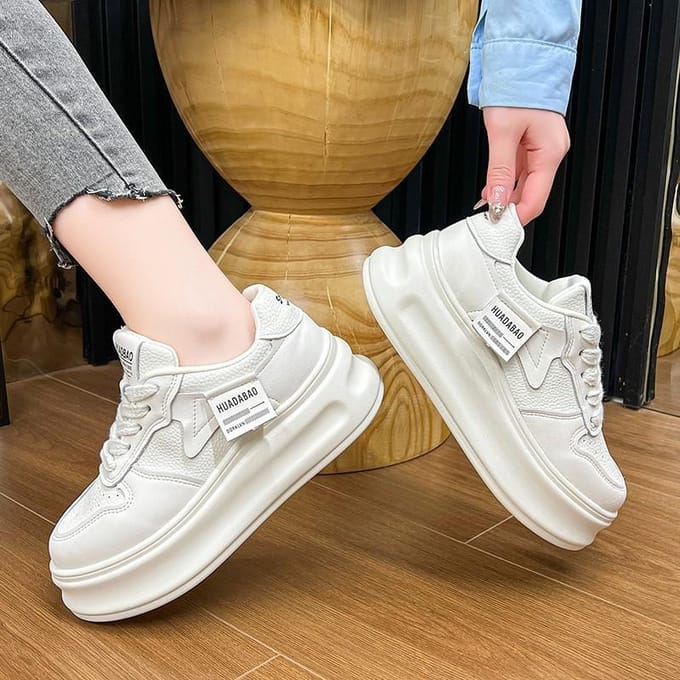 Platform Witte Schoenen Dames Daddy Sportief Casual Borad Schoenen 40