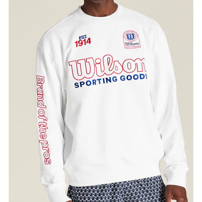 Wilson Playstate French Terry Sweatshirt Heren