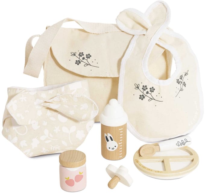 Le Toy Van verzorging set 8 delig voor pop van 30-35cm