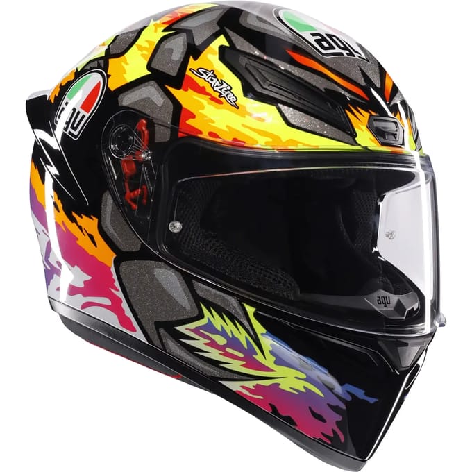 AGV K-1 S Bezzecchi 2023 Integraalhelm - Maat M - Helm